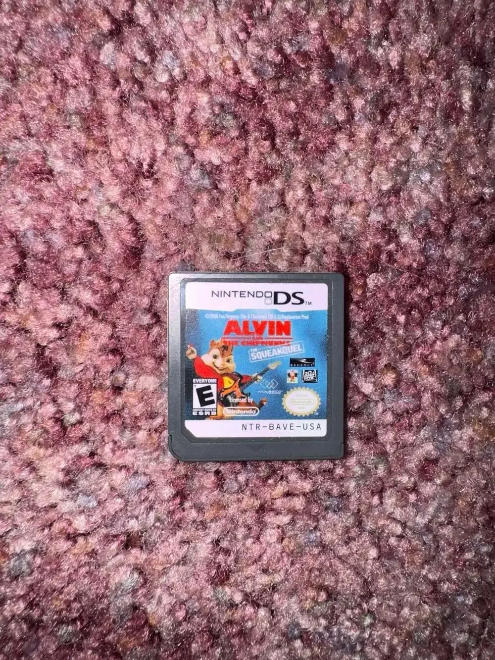 Alvin and the Chipmunks: The Squeakquel Nintendo DS Cartridge